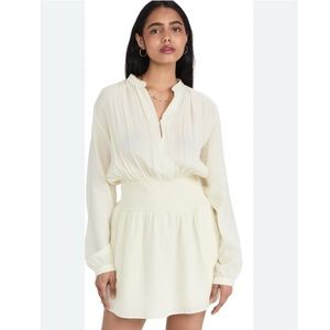 NWT rag & bone Calista Mini Dress in Light Dove